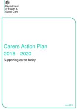 Carers Action Plan 2018 - 2020: Supporting carers today