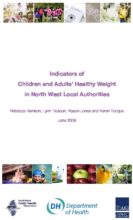 Indicators of Children and Adults’ Healthy Weight in North West Local Authorities