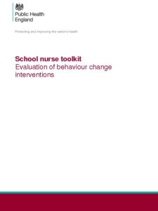 School nurse toolkit: Evaluation of behaviour change interventions