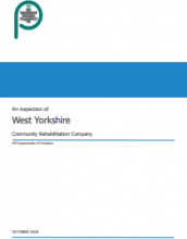 An inspection of West Yorkshire Community Rehabilitation Company 