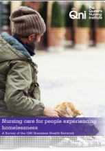 Nursing care for people experiencing homelessness: A Survey of the QNI Homeless Health Network