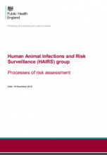 Human Animal Infections and Risk Surveillance (HAIRS) group: Processes of risk assessment 