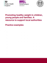 Promoting healthy weight in children, young people and families: A resource to support local authorities: Practice examples