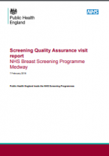 Screening Quality Assurance visit report: NHS Breast Screening Programme Medway