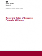 Review and update of occupancy factors for UK homes