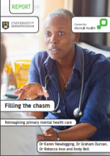 Filling the chasm: Reimagining primary mental health care