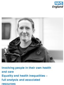 Involving people in their own health and care equality and health inequalities - full analysis and associated resources