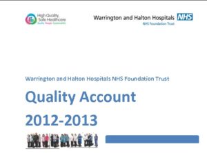 WarrWarrington and Halton Hospitals NHS Foundation Trust: Quality Account 2012-2013