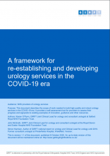 A framework for re-establishing and developing urology services in the COVID-19 era